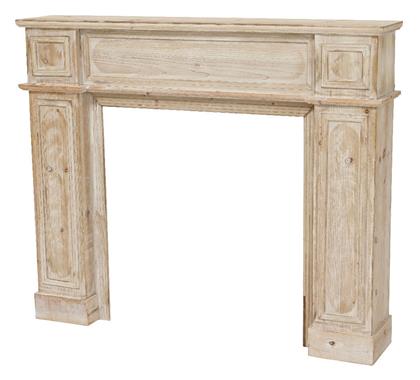 Beauty Home Χαλύβδινη Πρόσοψη Τζακιού 120x101cm