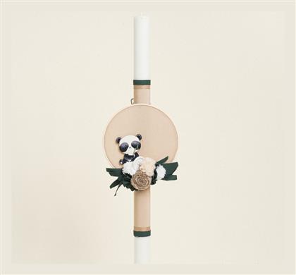 Beauty Home Λαμπάδα Βάπτισης με θέμα Panda