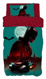 Beauty Home Σετ Σεντόνια Μονά Βαμβακερά The Batman 165x250cm 3τμχ από το Filinda