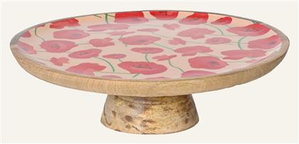 Beauty Home Τουρτιέρα Ξύλινη Πολύχρωμη 27.5x9.5εκ.