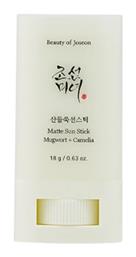 Beauty of Joseon Matte Sun Stick Αντηλιακό Stick Προσώπου και Σώματος SPF50 18gr