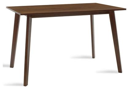 Benson Τραπέζι Κουζίνας Ξύλινο Καρυδί 120x75x75εκ.