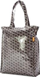 Benzi BZ4684 Πλαστική Τσάντα για Ψώνια σε Γκρι χρώμα από το 24home