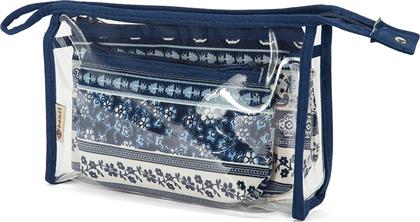 Benzi Σετ Γυναικεία Νεσεσέρ BZ5244 Blue Floral με Διαφάνεια από το Katoikein