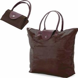 Benzi Υφασμάτινη Τσάντα για Ψώνια σε Καφέ χρώμα από το Spitishop