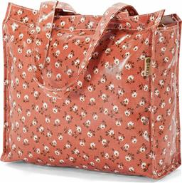 Benzi Πλαστική Τσάντα για Ψώνια σε Πορτοκαλί χρώμα