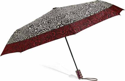 Benzi PA092 Γυναικεία Ομπρέλα Βροχής Σπαστή Beige/Red από το Katoikein