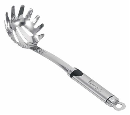 Bergner Βαθιά Κουτάλα Ζυμαρικών Τρυπητή Ανοξείδωτη Ασημί 31cm 1τμχ