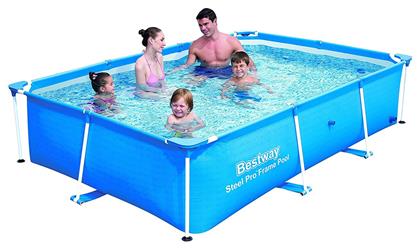 Bestway 56403 Πισίνα PVC με Μεταλλικό Σκελετό Μπλε