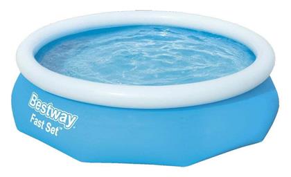 Bestway Fast Set Στρογγυλή Πισίνα Φουσκωτή Μπλε