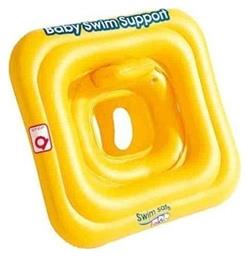 Bestway Βρεφικό Σωσίβιο Swimtrainer με Μήκος 69εκ. για 6 έως 12 Μηνών Κίτρινο