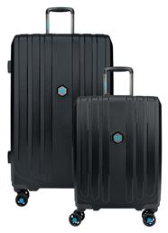 Bg Berlin Expandable Βαλίτσες Σκληρές Black Μέγιστου Ύψους 77εκ. Σετ 2τμχ