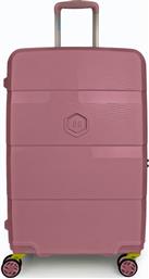 Bg Berlin Expandable Zip2 Μεγάλη Βαλίτσα με ύψος 81cm σε Ροζ χρώμα από το Designdrops