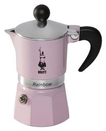 Bialetti Rainbow Μπρίκι Espresso 1cups Ροζ