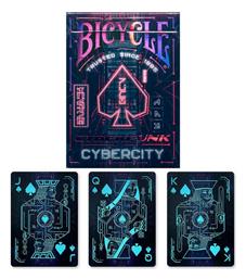 Bicycle Cyberpunk Cybercity Συλλεκτική Τράπουλα Πλαστικοποιημένη Μαύρη