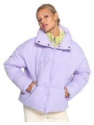 Billabong Best Κοντό Γυναικείο Puffer Μπουφάν για Χειμώνα PURPLE από το Modivo