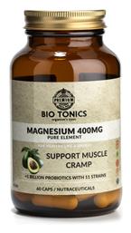 Bio Tonics Magnesium Muscle Cramb 400mg 60 φυτικές κάψουλες