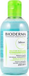 Bioderma Micellar Water Ντεμακιγιάζ Sebium Η2Ο για Λιπαρές Επιδερμίδες 250ml από το Pharm24
