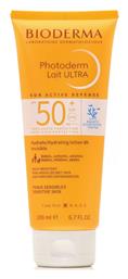 Bioderma Photoderm Lait Ultra SPF50 Αντηλιακή Κρέμα 200ml