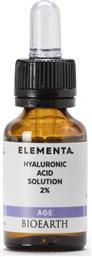 Bioearth Elemental Hyaluronic Acid Solution 2% Age 15ml από το e-Fresh