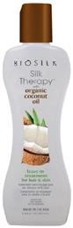Biosilk Coconut Oil Μετάξι για Θρέψη της Τρίχας