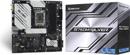 Biostar B760M-Silver Ver. 6.0 Motherboard Micro ATX με Intel 1700 Socket