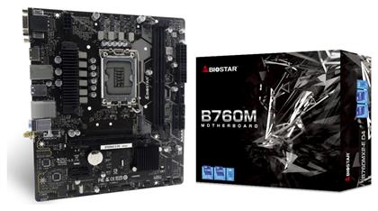 Biostar B760MX2-E PRO D4 rev. 6.0 Wi-Fi Motherboard Micro ATX με Intel 1700 Socket