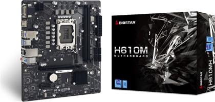 Biostar H610MH Ver. 6.x Motherboard Micro ATX με Intel 1700 Socket