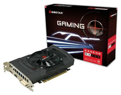 Biostar Radeon RX 550 4GB GDDR5 Κάρτα Γραφικών PCI-E x16 3.0 με HDMI και DisplayPort