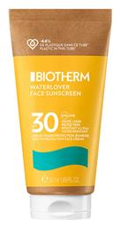 Biotherm Waterlover Sunscreen Αδιάβροχη Αντηλιακή Κρέμα Προσώπου SPF30 50ml από το Galerie De Beaute