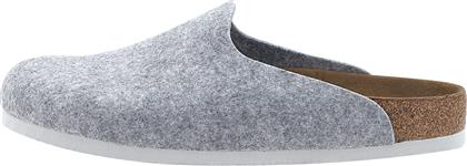 Birkenstock Amsterdam Χειμερινές Ανδρικές Παντόφλες Light Grey Regular Fit από το Asos