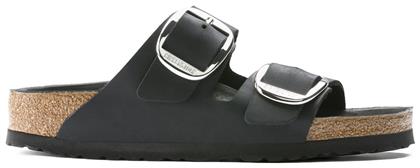 Birkenstock Arizona Big Buckle Oiled Leather Δερμάτινα Γυναικεία Σανδάλια Ανατομικά σε Χρώμα Narrow Fit