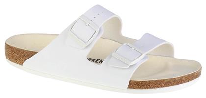 Birkenstock Arizona Birko-Flor Γυναικεία Σανδάλια σε Λευκό Χρώμα Regular Fit