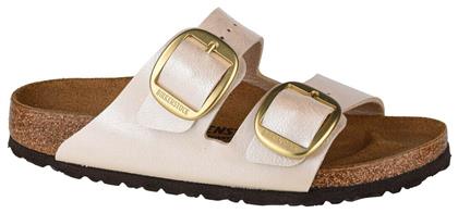Birkenstock Arizona Graceful Δερμάτινα Ανατομικά Σανδάλια Pearl White