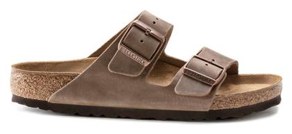 Birkenstock Arizona Oiled Leather Δερμάτινα Ανδρικά Σανδάλια σε Χρώμα Narrow Fit