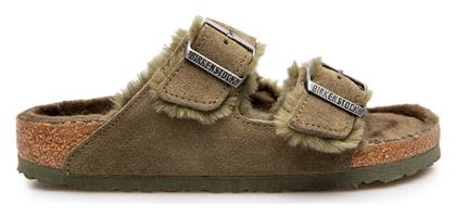 Birkenstock Arizona Shearling Σανδάλια Χακί