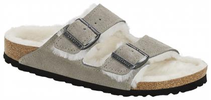 Birkenstock Arizona Sheep Ανατομικά Σανδάλια Γκρι