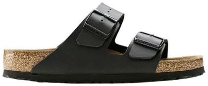 Birkenstock Arizona Soft Footbed Birko-Flor Ανδρικά Σανδάλια σε Μαύρο Χρώμα Regular Fit από το Cosmossport