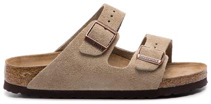 Birkenstock Arizona Soft Footbed Suede Leather Γυναικεία Σανδάλια Ανατομικά σε Χρώμα Narrow Fit