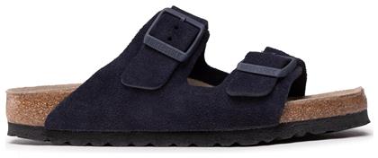 Birkenstock Arizona Suede Ανατομικά Σανδάλια Navy Μπλε