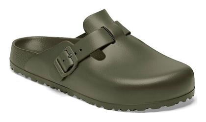 Birkenstock Boston EVA Ανδρικά Ανατομικά Σαμπό Πράσινα από το Zakcret Sports