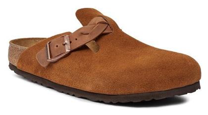 Birkenstock Boston Γυναικεία Ανατομικά Σαμπό Καφέ από το Modivo