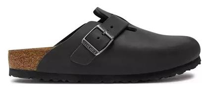 Birkenstock Boston Oiled Leather Χειμερινές Ανδρικές Παντόφλες