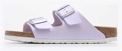 Birkenstock Classic Arizona Birko Flor Shinny Δερμάτινα Ανατομικά Σανδάλια Μωβ