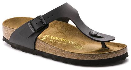 Birkenstock Gizeh Birko-Flor Γυναικεία Σανδάλια Ανατομικά σε Μαύρο Χρώμα Narrow Fit από το Modivo