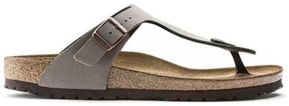 Birkenstock Gizeh Birko-Flor Nubuck Ανατομικά Σανδάλια Stone