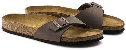 Birkenstock Madrid Birkibuc Γυναικεία Σανδάλια Ανατομικά σε Καφέ Χρώμα Regular Fit από το Spartoo