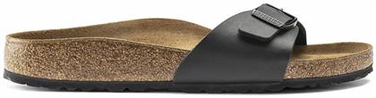 Birkenstock Madrid Birko-Flor Ανατομικά Σανδάλια Μαύρα