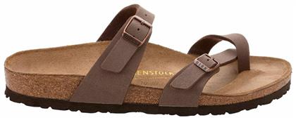 Birkenstock Mayari Birko-Flor Γυναικεία Σανδάλια Ανατομικά Mocha Regular Fit από το Spartoo