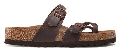 Birkenstock Mayari Oiled Leather Δερμάτινα Γυναικεία Σανδάλια Habana